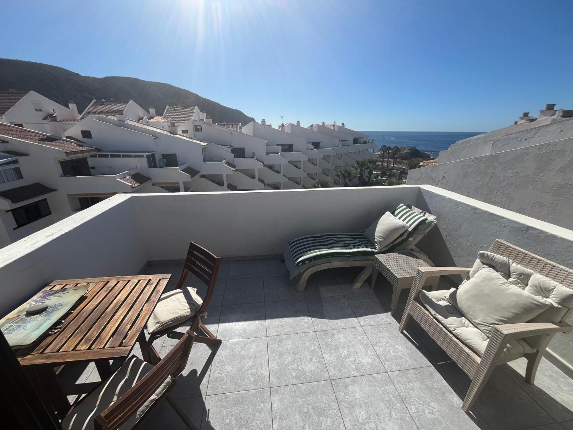 Ferienwohnung Sea View Penthouse With Large Terrace Los Cristianos  Exterior foto