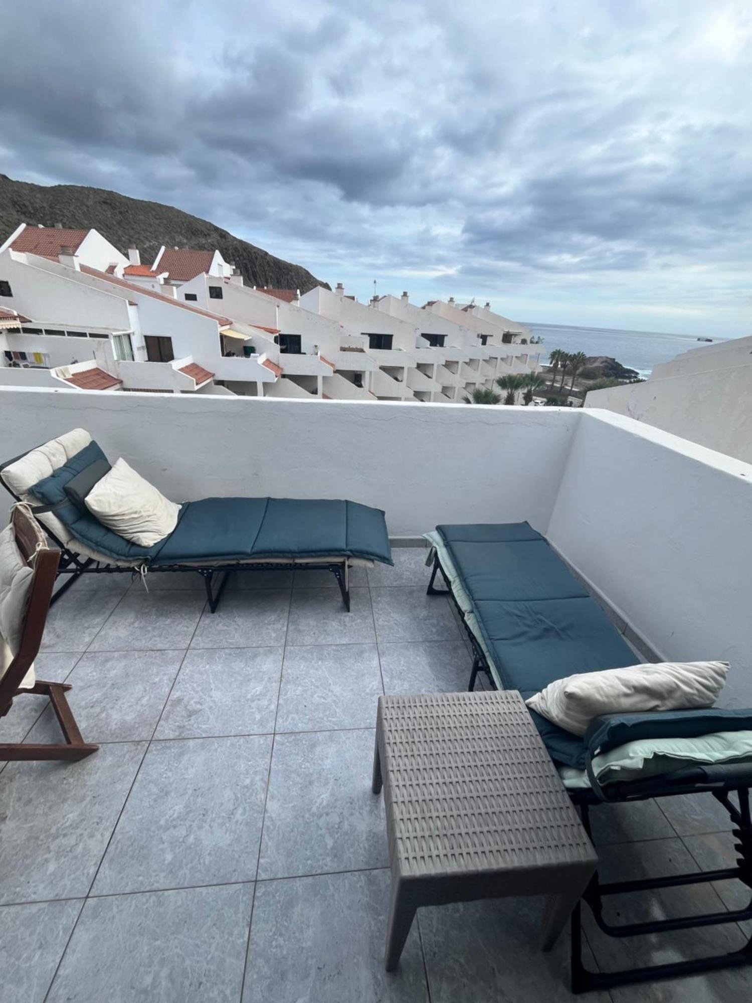 Ferienwohnung Sea View Penthouse With Large Terrace Los Cristianos  Exterior foto